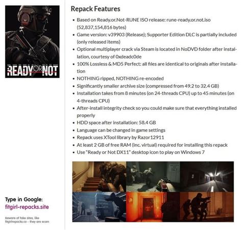 ready or not fitgirl repack.